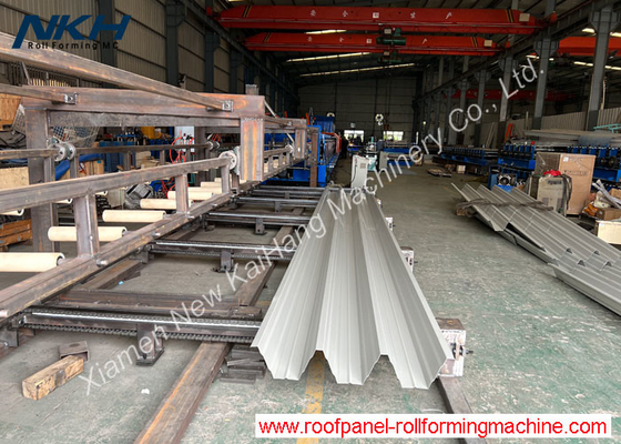 Floor deck roll forming machine, metal deck, steel deck, roofing panel, floor support, high rib