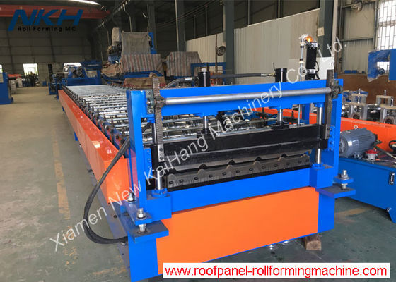 comprar Rollo popular de la techumbre de Indonesia que forma la bujía métrica, pre – hojas pintadas, 0.42m m, rollo de acero del tejado que forma la máquina online manufacture