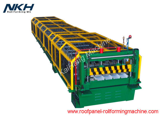 comprar Rollo trapezoidal del panel del tejado que forma la máquina con el sistema de control del PLC online manufacture