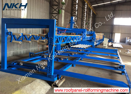comprar Apilador azul del equipo auxiliar hacia fuera funcionado con para la máquina acanalada de la formación de hoja del doble capa online manufacture