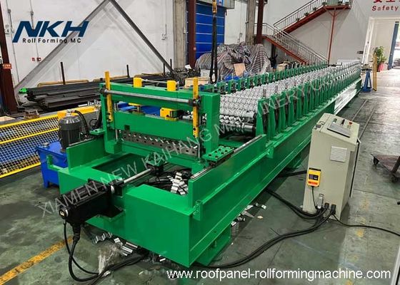 Máquina formadora de rollos de chapa corrugada de alta velocidad de 50 mpm con control PLC