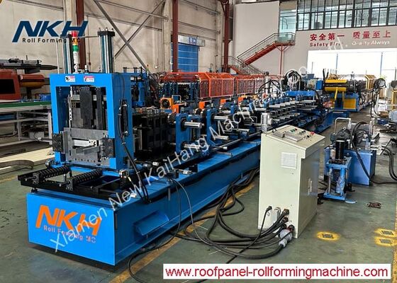Máquina de moldeado de purlin C&Z Intercambio automático de cambio rápido Máquina de moldeado de rodillos personalizada