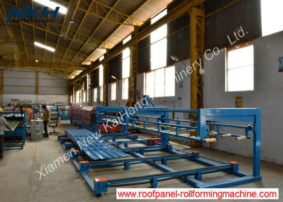 Operación fácil del apilador neumático de una sola capa para la máquina acanalada del perfil