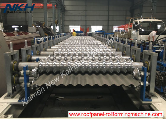El rollo acanalado de la hoja que forma la máquina, alta precisión lamina la formación de la máquina