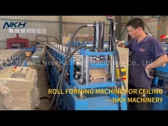 Máquina de moldear rollos para techos