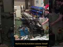Prueba de la máquina por el propio cliente australiano