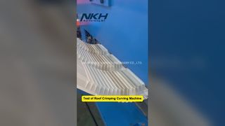 Máquina curvadora de prensado automático para techos